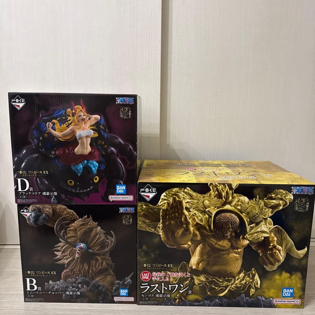一番くじ ワンピース EX悪魔を宿す者達 B賞D賞ラストワン まとめ売り セット